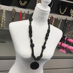 Geometric medallion necklace